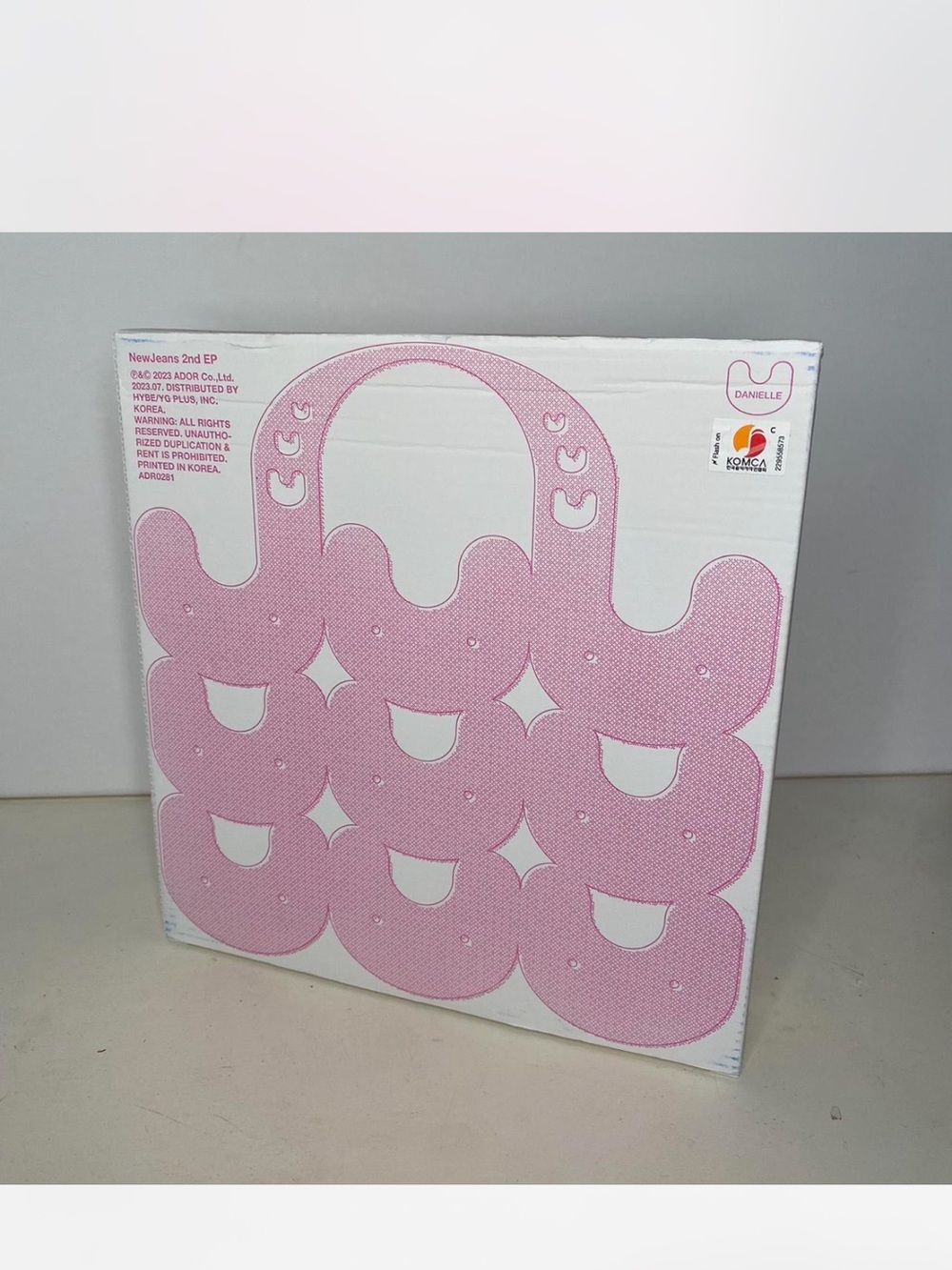 NewJeans Dani bunny beach bag